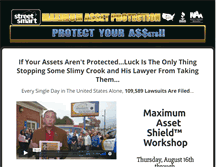 Tablet Screenshot of maximumassetshield.com